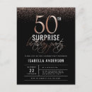 Recherche de surprise 50th anniversaire invitations Fête d'anniversaire