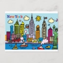 Search for cartoon building postcards Cute