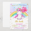 Recherche de water color invitations De la licorne