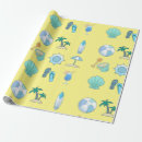 Search for flip flop wrapping paper Palm trees
