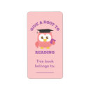 Search for hoot owl return address labels Pink