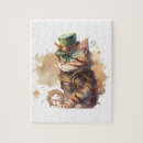 Recherche de mignon chat puzzles Aquarelle