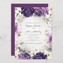 Search for white and purple wedding invitations Elegant