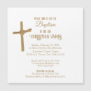 Search for white gold christening invitations Classic