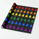 Search for rainbow christmas tree wrapping paper Gay