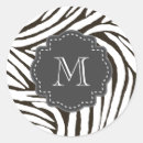Search for monogram zebra stickers Trendy