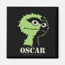 Search for sesame street characters magnets Oscar the grouch