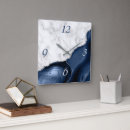 Search for blue and white clocks Elegant