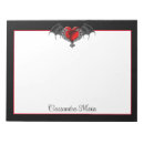 Search for goth notepads Heart