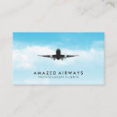 Search for aviation business cards Airplane