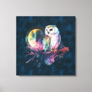 Search for full moon painting canvas prints Rainbow