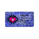 Search for cute skull return address labels Heart