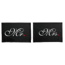 Search for husband and wife pillowcases Newlyweds