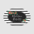 Search for oval name tags Girly