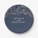 Search for navy and pink plates Rose gold