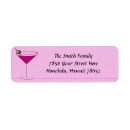 Search for martini return address labels Cute