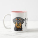Recherche de chiens de rottweiler tasses Maman pourrie