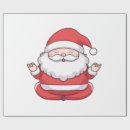 Search for yoga santa wrapping paper Meditation