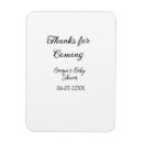Recherche de baby shower magnets Minimaliste
