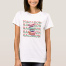 Recherche de macarons français tshirts Rose