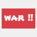 Search for peace rectangle stickers World