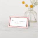 Search for rose gold place cards Baptism