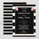 Recherche de black white gold invitations Chic