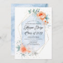 Search for coral graduation invitations Modern