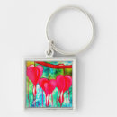 Search for heart abstract keychains Floral
