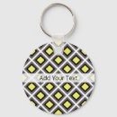 Search for yellow diamond keychains Geometric