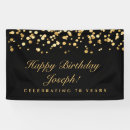 Search for black birthday banners posters Elegant