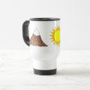 Recherche de sommet de montagne tasses Randonnée