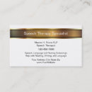 Search for language teacher business cards Speech