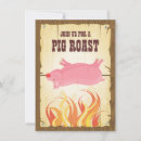 Recherche de pig invitations Vintage