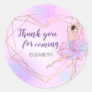 Recherche de ballerina stickers Rose