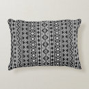 Search for black and white aztec pillows Patterns