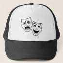 Search for black comedy hats Tragedy