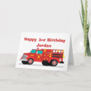 Search for firetruck birthday cards Fireman