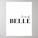 Recherche de vie belle posters Français