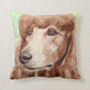 Search for poodle pillows Watercolor