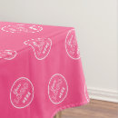 Search for hot pink tablecloths Minimalist
