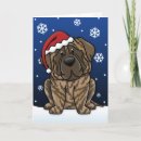 Search for mastiff christmas cards Xmas