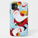 Recherche de noël drôle iphone coques Claus