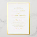 Search for foil print invitations Real gold foil