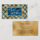 Search for metallic blue business cards Modern