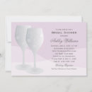 Search for wine glass bridal shower invitations Elegant