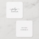 Recherche de classique femmes cartes visite Minimaliste