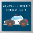 Recherche de voiture bleue posters Boy
