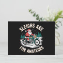 Search for motorbike holiday cards Santa