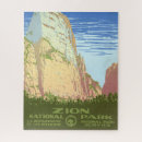 Search for vintage national park puzzles Utah